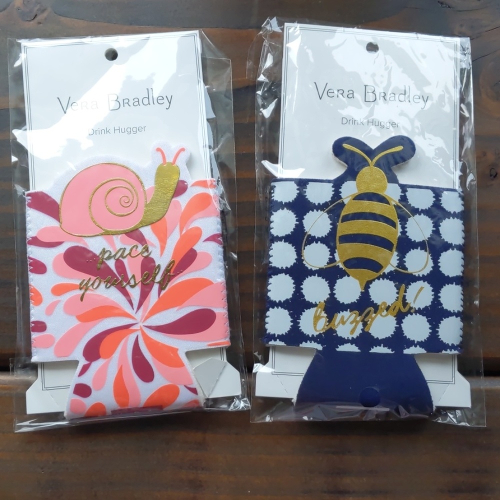 Vera Bradley drink hugger cozy koozie
